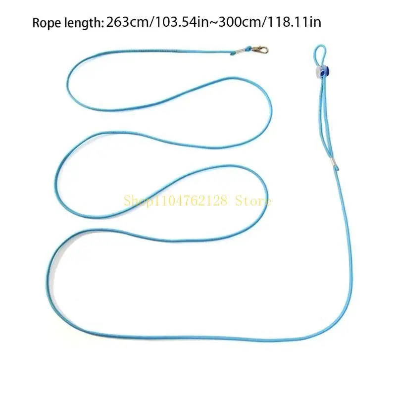9.84Feet Elastic Pet Bird Leash with Adjustable Cord Lock Bird Flight Rope best sale