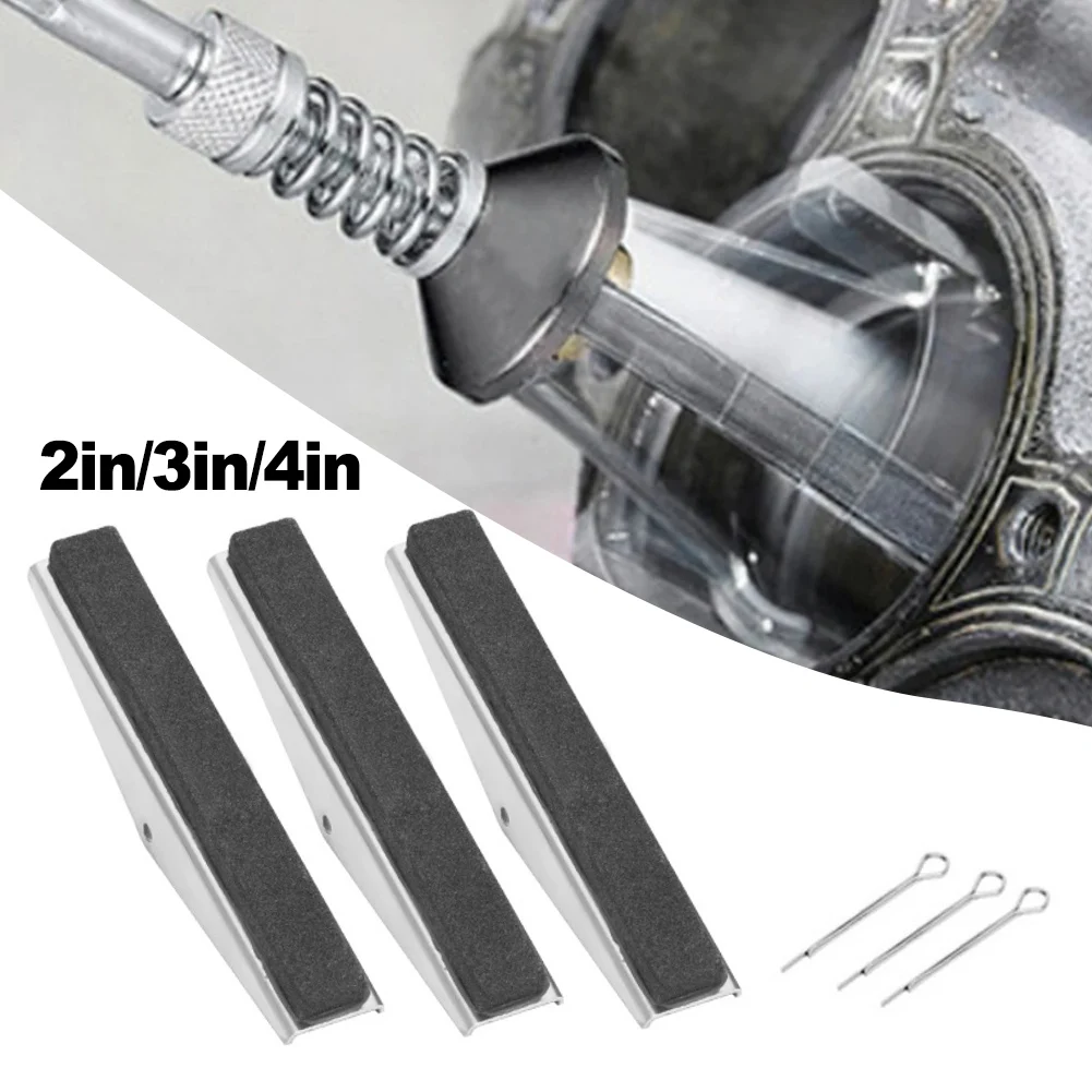 Engine Cylinder Hone Stone Set 3Pcs with 3 Arm Honing Stones Tool for Engine Cylinder Metal Burr Removal and Longevity