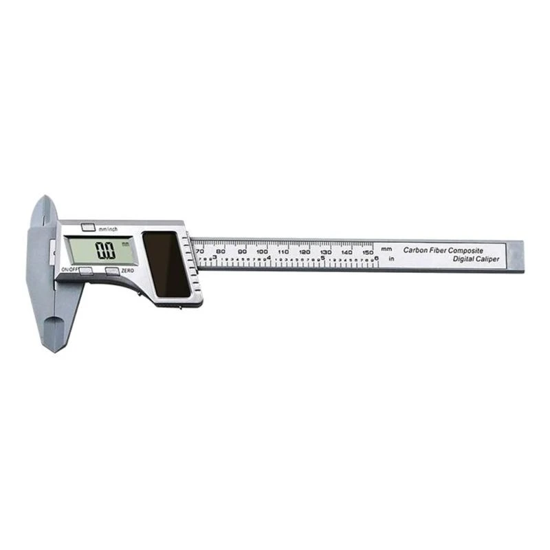 Solar Vernier Caliper 0-150mm LCD Digital Caliper Depth Measuring Tool