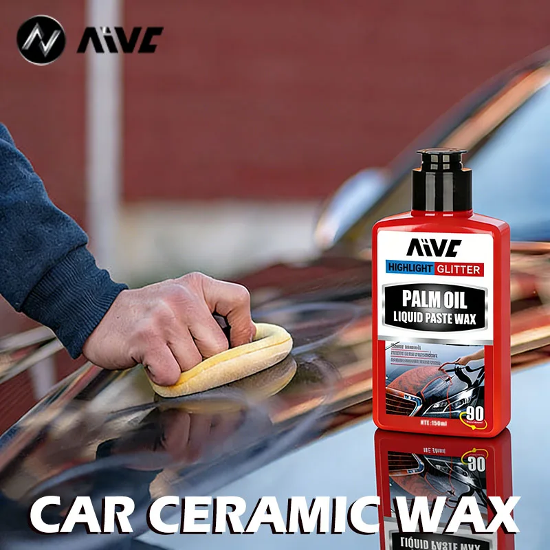 Cera de Recubrimiento Cerámico Nano para Autos AIVC, Todo en Uno, Larga Duración, Alto Brillo, Pulimento Cerámico para Autos, Eliminación de Rayones, Cera Hidrofóbica
