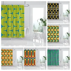 Waterproof fabric shower curtains Bathroom curtain accessories Bath curtain for shower 180x200 240*200 boho decoration abstract