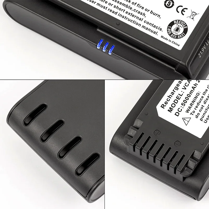 Nueva batería de 21,6 V 5000 mAh para aspiradora Samsung Jet 75/75+/90/90+ - Compatible con modelos VCA-SBT90