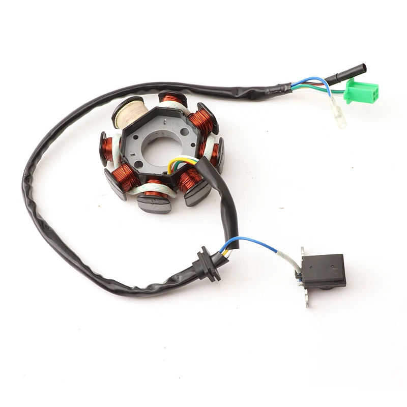 Magneto Stator Ignition Generator 8 Pole Coil for 4 stroke GY6 125 GY6 150cc Scooter Moped ATV Go Kart