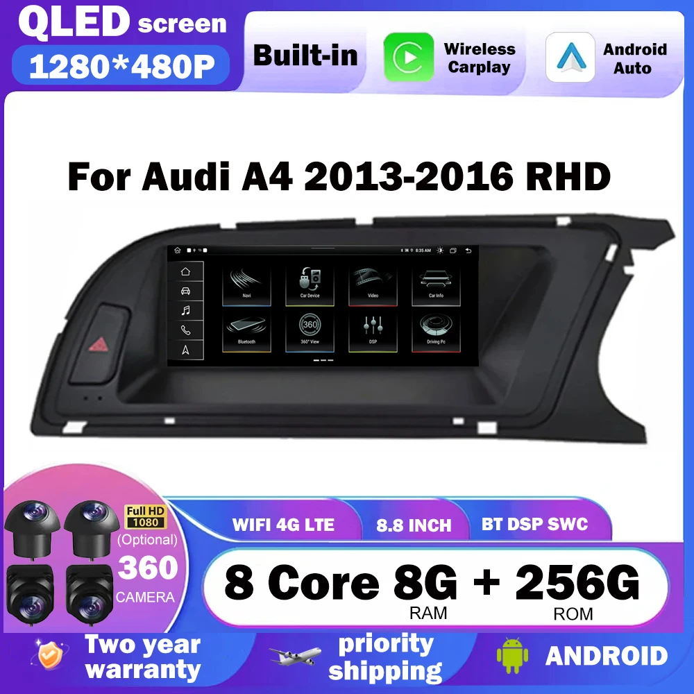 RHD Car Radio 8.8