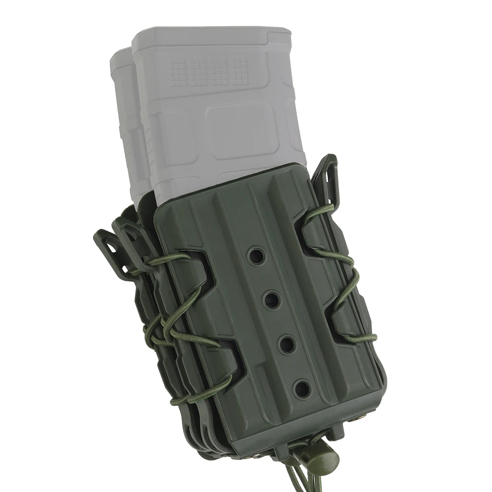 

Вездеходный подсумок для журналов с двойной винтовкой M4 AR 5,56 AK 7,62 Mag Holder Cartridge Holder для жилета Molle Belt