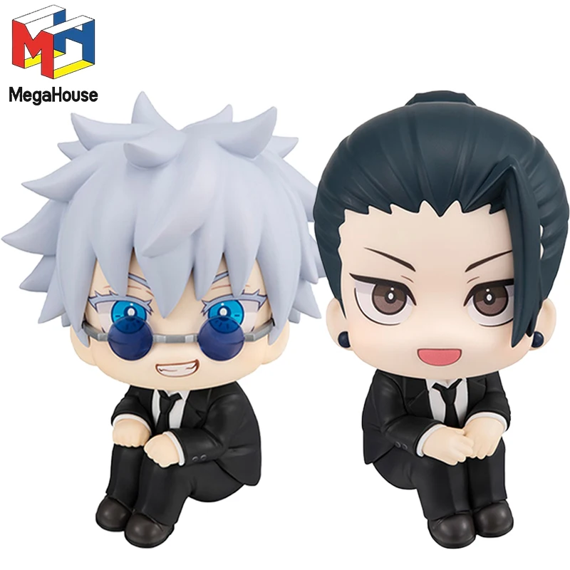 

In Stock Genuine Original Mega House Look Up Satoru Gojo & Geto Suguru Suit Ver. Jujutsu Kaisen Action Anime Figure Dolls Gifts