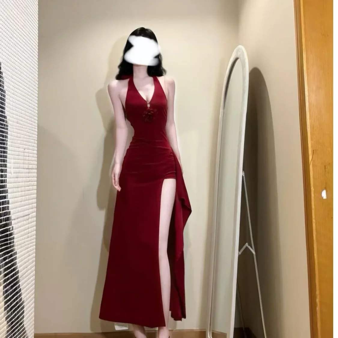 

Сексуальная летняя облегающая юбка с короткими рукавами и U-образным вырезом, женская модная мини-юбка на пуговицах в стиле Pure Desire