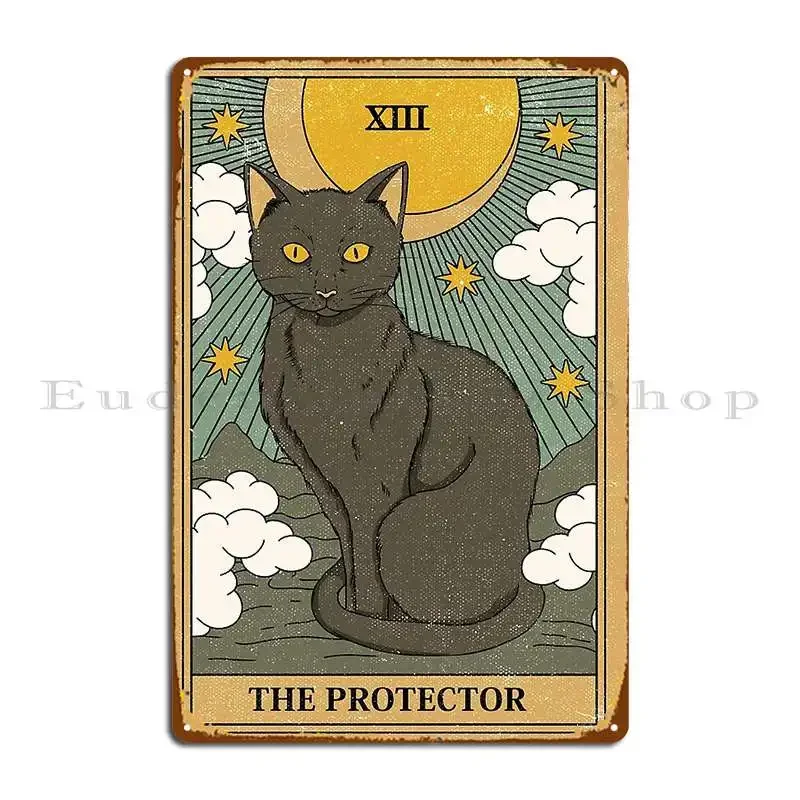 The Protector Metal Sign Printing Create Garage Mural Design Tin Sign Poster