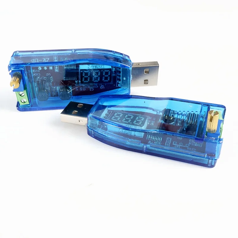 LED DC-DC 5V zu DC 1-24V Einstellbares Potentiometer USB Step-Up/Down Buck-Boost-Wandler Netzteil Spannungsregler Modul