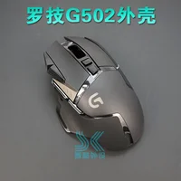 Carcasa de ratón Original para patines de ratón Logitech G502 HERO, cubierta superior e inferior RGB, piezas de repuesto