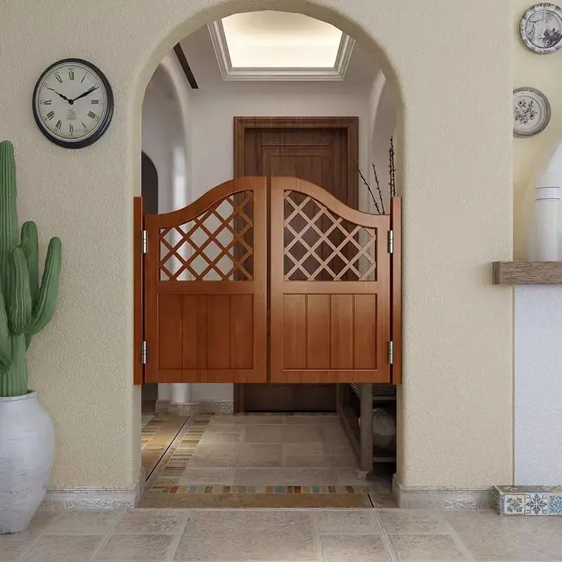 Customized simple shutter partition,solid wood small door, free , cowboy door, solid wood thickened