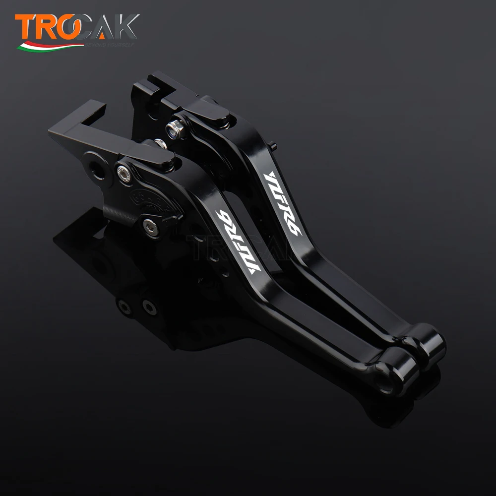 Logem YZFR6 pro yamaha YZFR6 YZF R6 2005 2006 2007 2008 2009 2010 2011-2016 motocykl příslušenství CNC krátký brzda rýt levers