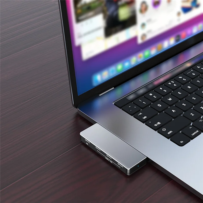 Концентратор HFES 4 в 1 Type-C, 4 порта USB Type C к USB3.2 Gen2, разветвитель, адаптер PD, 10 Гбит/с для Pro Air, ноутбука, настольного ПК