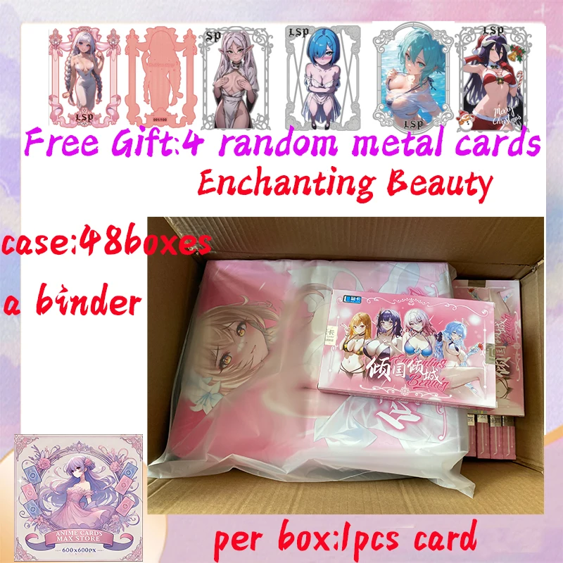 

Enchanting Beauty Goddess Collection Card Hobby Game Card Waifu Box Doujin Booster Box Spicy Art Card Toy Gifts