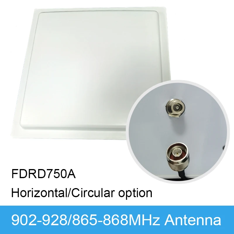 Dois conjuntos 868mhz 902-928mhz 12dbi painel de antena circular rfid uhf leitor de cartão fit fx9600 ao ar livre de longo alcance