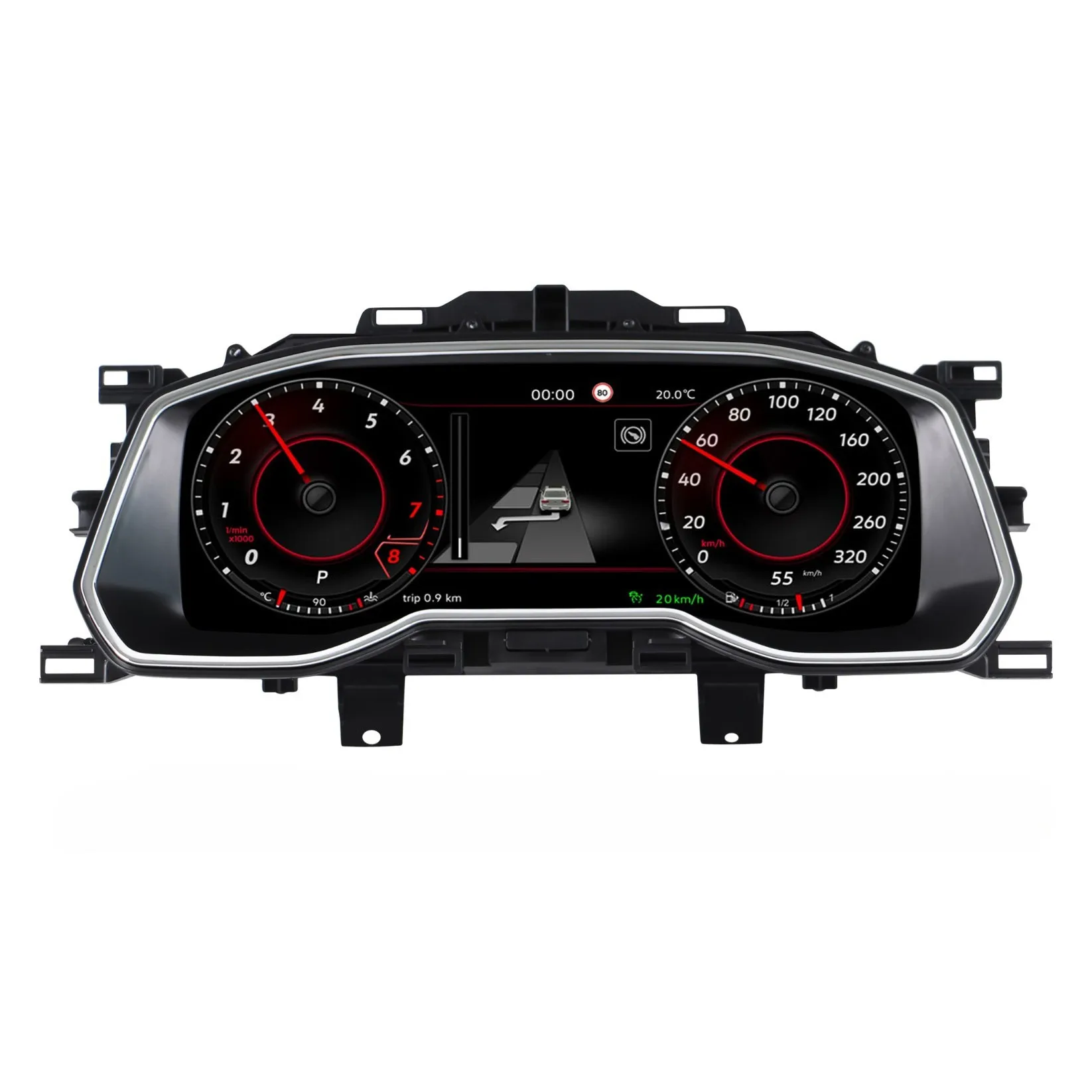 

Upgrade LCD Digital Cluster Speedometer Instrument With Carplay New Auto Meter Sagitar Jetta 2019-2020