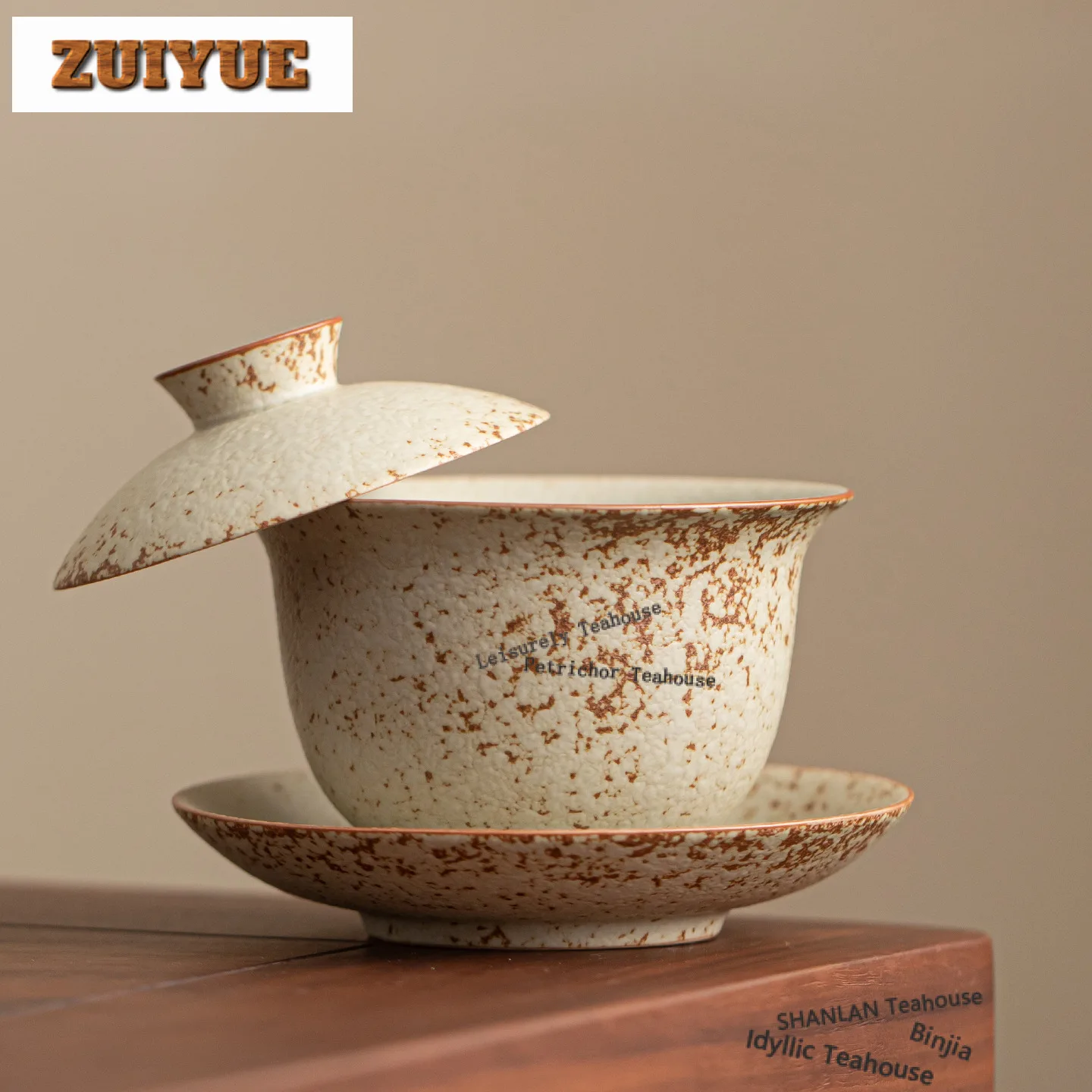 

200 мл грубая керамика, три таланта, прививка гавань, креативная чайная варенья, чайная чаша с крышкой, комплект для приготовления чая, крышка, чаша, чайный набор, ремесло