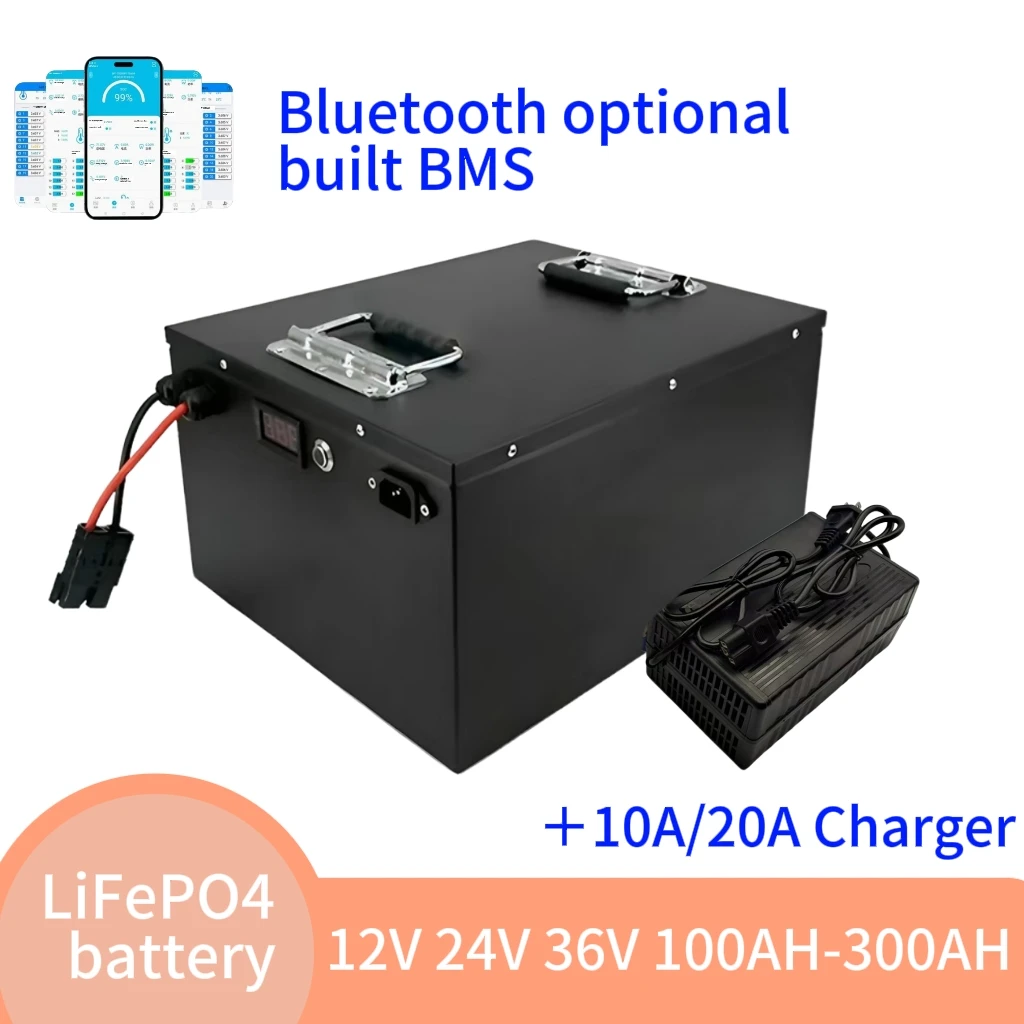 

LiFepo4 24V 100Ah 200Ah 12V 250Ah 280Ah 300Ah 36V 260Ah 280Ah 300Ah Lithium Battery for Boat Propeller Yachts Solar System
