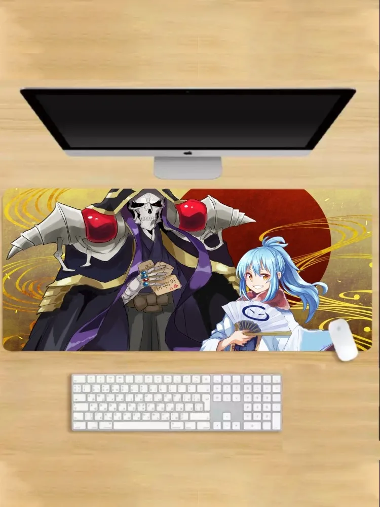 Anime That Time I Got Reincarnated As A Slime Mousepad Mouse Pad Laptop Gaming Accessories Mousepad Large Desk Mat Computer Game