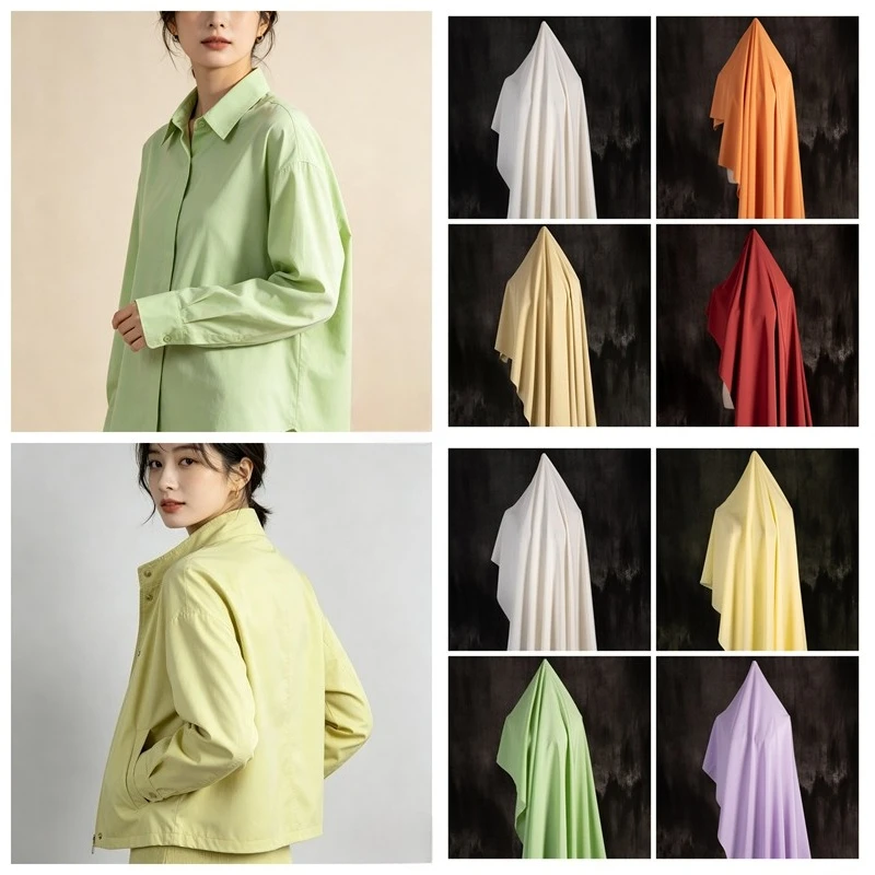 Lining Fabric By The Meter for Suits Dresses Sun Protective Clothing DIY Sewing Soft Breathable Skin-friendly Anti-static Cloth