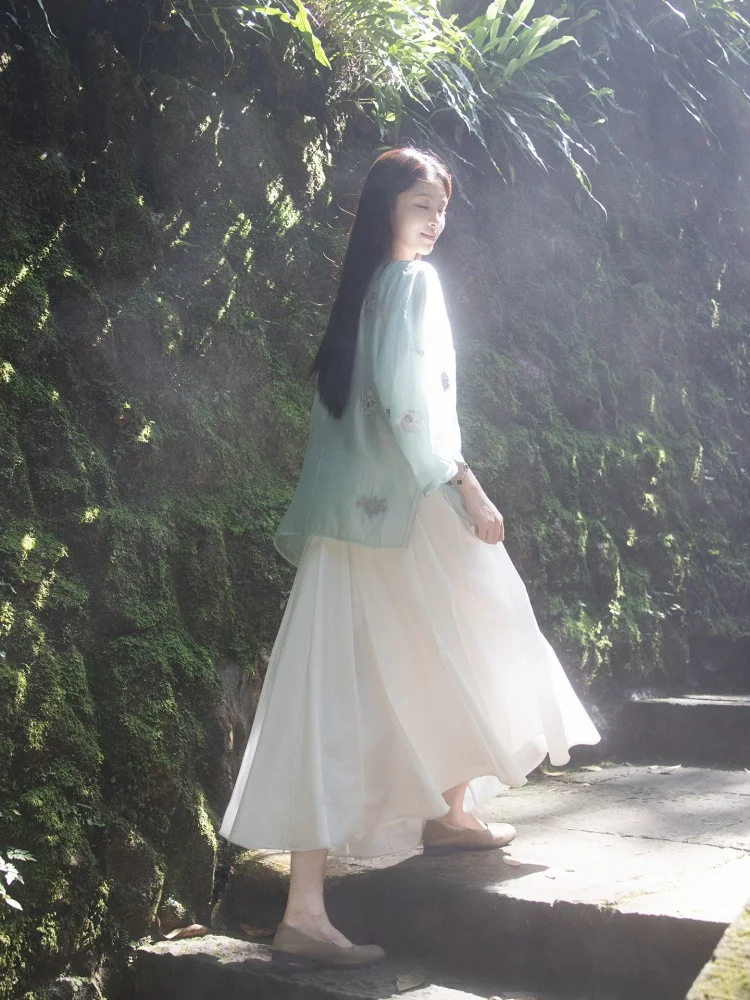 

Плиссированная юбка Ele с 3D-кроем, скрывающая бедра, расклешенная, для офиса, однотонная, из полиэфирного волокна