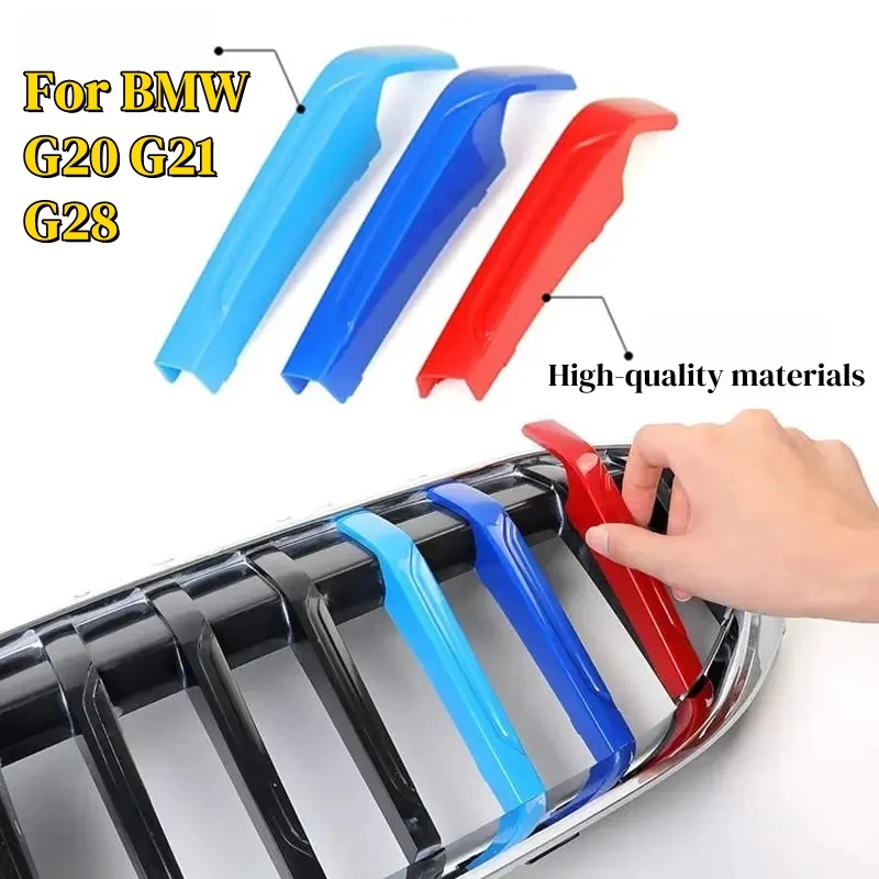 

Накладки на переднюю решетку автомобиля, наклейки на решетку 3D M для BMW G20 G21 G28 New 3 Series 2019 2020 2021 2022 2023 2024 2025