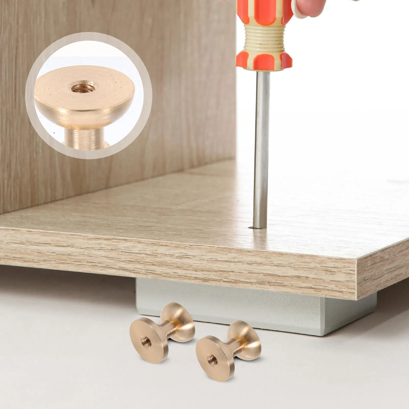 4Pcs Brass Crystal Cabinet Knobs Base Precision Hardware Kitchen Drawer Handles Cupboard Doors Pulls Home Decoration