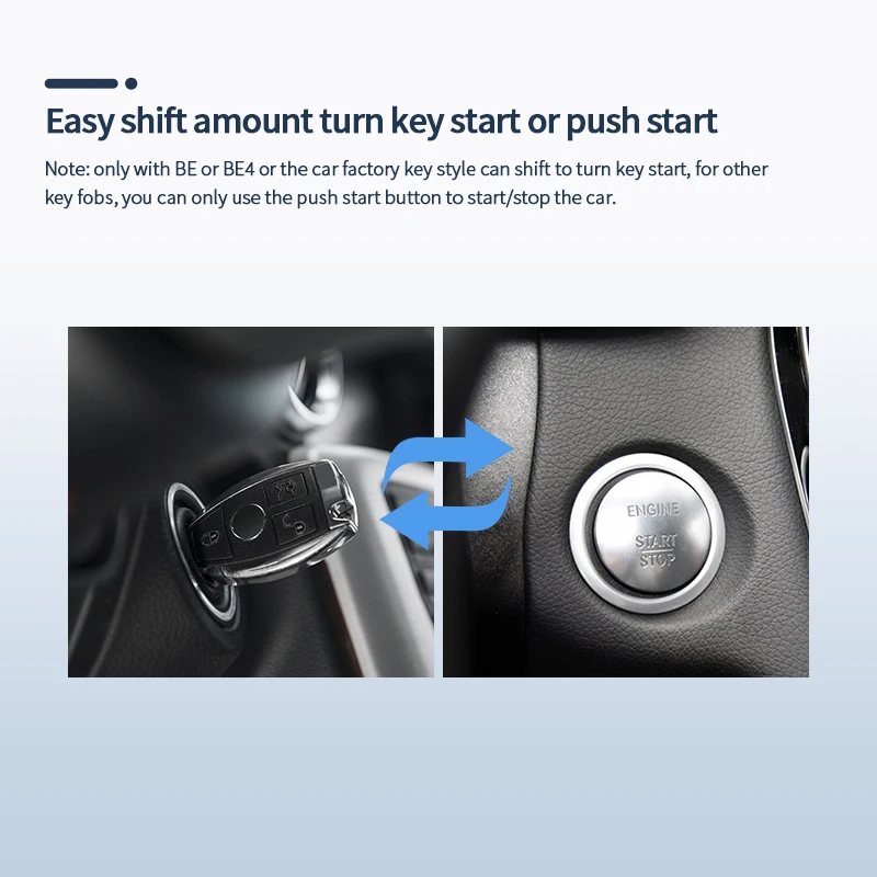 EASYGUARD Smart Key PKE keyless entry fit for 2014+ Benz FBS4 A B class W246/W177 E class W212/W213, CLA C117 key start car