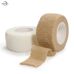 6 Rolls Golf Grip Anti-Skid Full Cotton Elastic Golf Finger Wrap Sports Support Compression Adhesive Bandage Tape Accessories