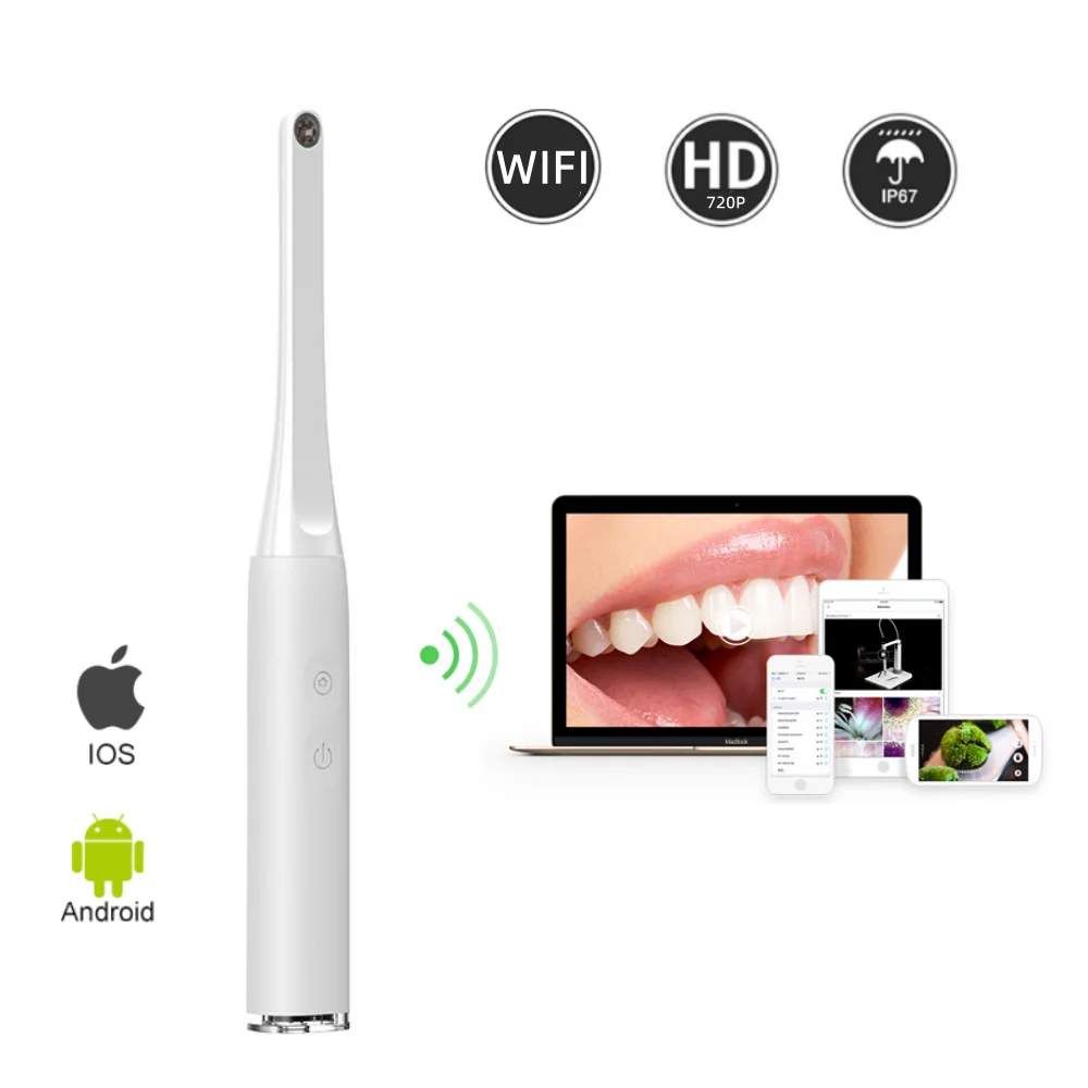 Bezprzewodowa kamera inspekcyjna Wi-Fi do endoskopii wizualnej z 720P HD i 6 diodami LED dla systemu opieki domowej z systemem Android i iOS