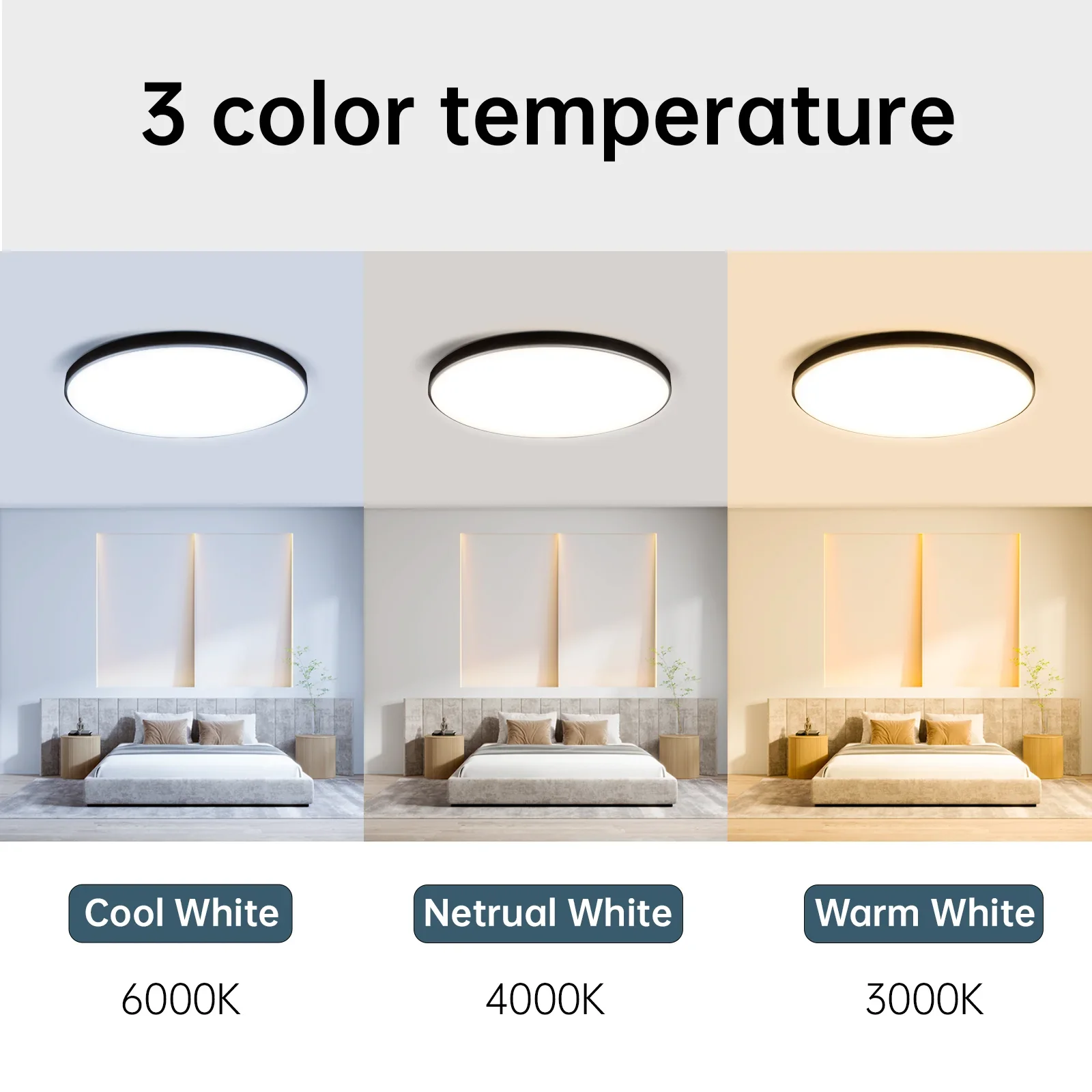 Led-plafondlamp Moderne plafondkroonluchter 220V Led-paneelverlichtingsarmatuur voor slaapkamer keuken thuis Ultradunne plafondlampen