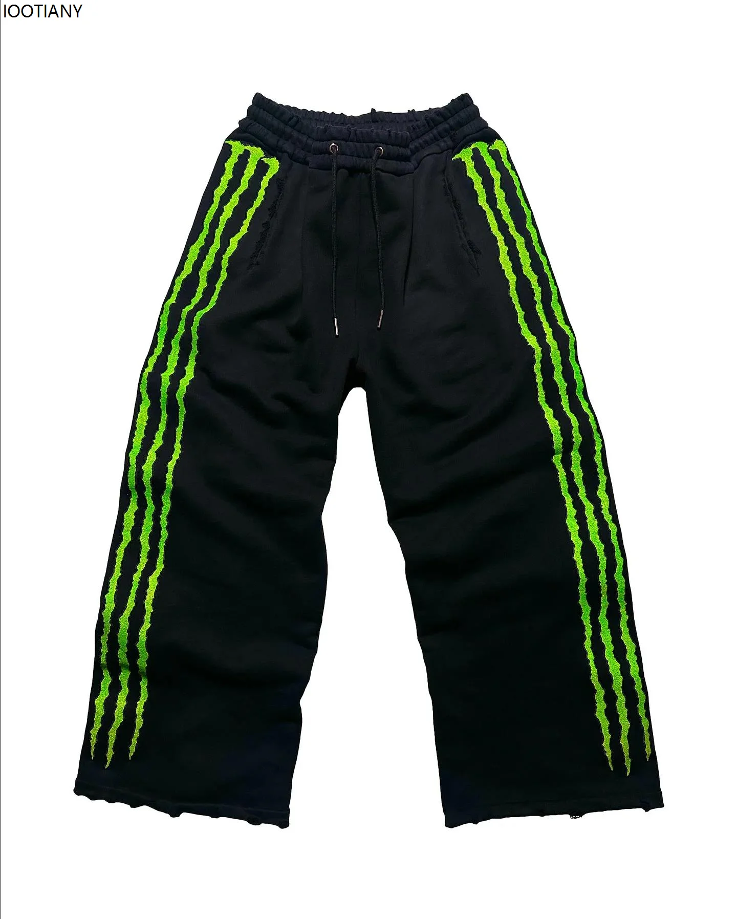 

Claw-shaped Hip-hop Street Rap Fluorescent Fun Y2k Casual Loose Pants Low Waist Super T Bell-bottom Pants Street Casual Pants