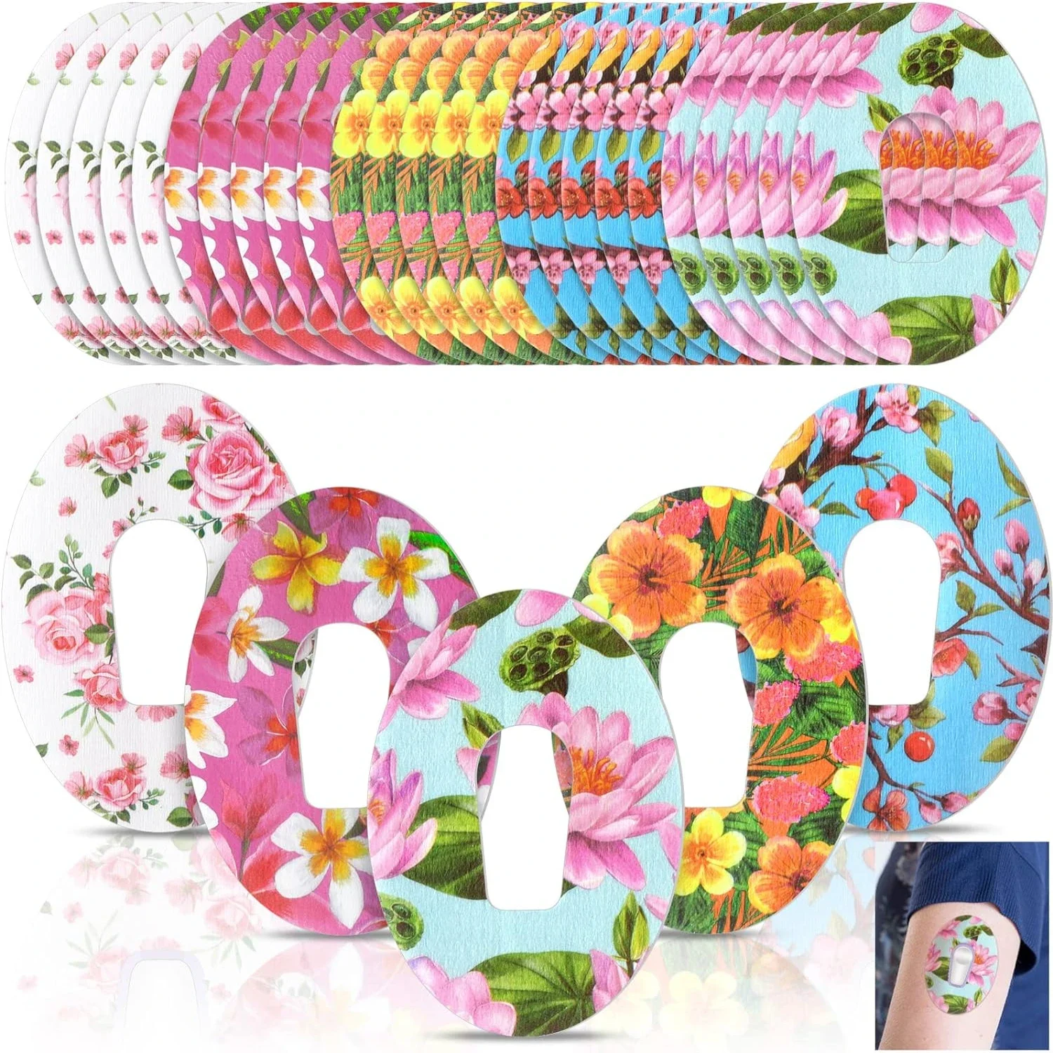 25PCS Enhance Your Monitoring Experience with Comfortable, Reliable, and Waterproof Adhesive Tapes for Long-lasting Dexcom G7