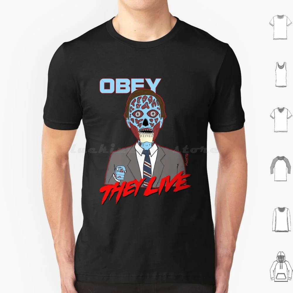 Amante de los hombres mejor camiseta 6xl algodón Cool Tee amante hombres mejores vivos John Carpenter película consume 80s Horror Roddy Piper película