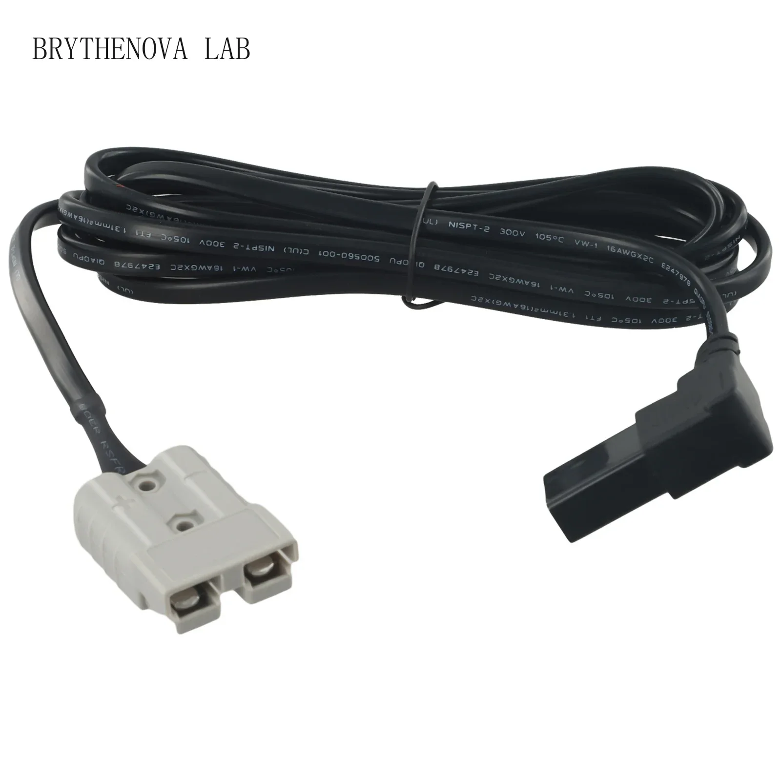 1PCS 12V 180cm Refrigerator Cable Extension Power Cord 16AWG 50a for Power Plug Cord Set Charging Cable Replacement