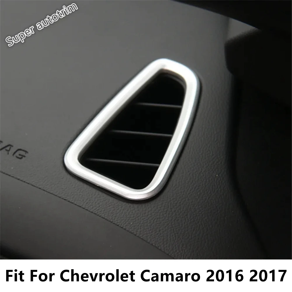 

Dashboard Air AC Conditioning Outlet Vent Molding Decoration Cover Trim For Chevrolet Camaro 2016 2017 ABS Accessories Interior