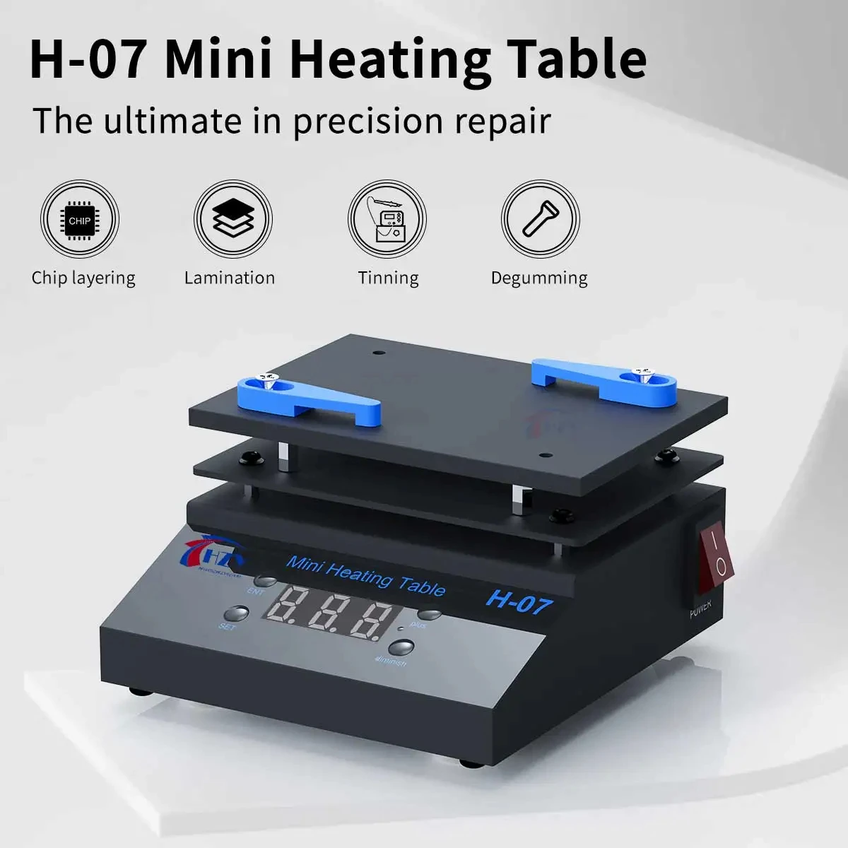 HZY H-07 New Heating Station Electronic Hot Plate Table Preheating Platform For BGA PCB SMD Phone LCD Touch Screen Repair