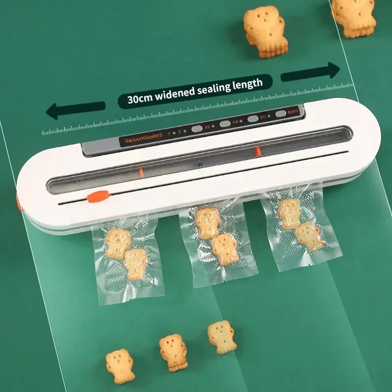 30cm Automatic Vacuum Packaging Machine Food Vacuum Sealer Powder Household Food Storage Sealing Machine Vacuum Food Sealing