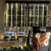 Led Silver Wire Fairy Lights USB Powered LED String Lights Outdoor Waterproof Garland For Christmas Party Wedding DIY Decoration 6