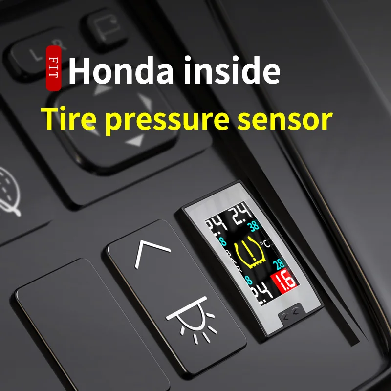 Smart OBD TPMS Tire Pressure with Sensors for Honda BRV and Brio and City and Fit and Jazz and CRV and Civicof Car Parts