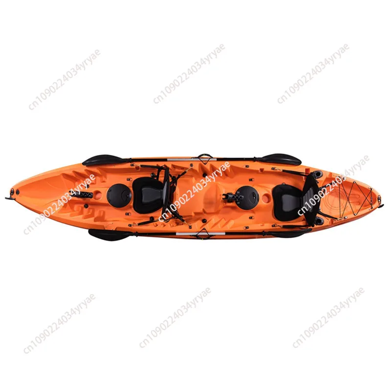 Fishing Kayak Sit on Top, 3 Persons Rowing Canoe, Plastic Boat for Family Entertainment, New Designed, in Stock