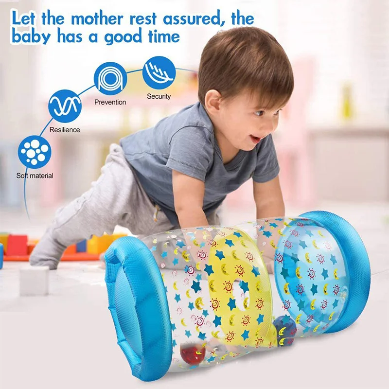 Jouets de développement gonflables pour bébé, jeu mentaires oriel, polymère de jeu d'eau, hochets pour bébés de 0 à 12 mois