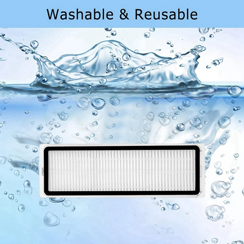 ชุดอุปกรณ์เสริม32ชิ้นสำหรับเครื่องดูดฝุ่น dreame L10s Pro Gen 2อะไหล่เปลี่ยนแปรงกรองด้านข้างหลักผ้าม็อบ