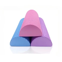 Half Round EVA Massage Foam Roller Yoga Pilates Fitness Equipment Balance Pad Yoga Blocks with Massage Floating Point 30-45cm