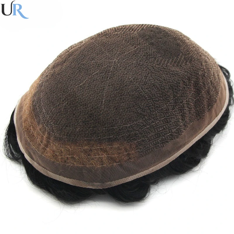 Swiss Hd Full Lace Toupee For Men Human Hair Systems Unit Men's Full Lace Base Wig Breathable Male Capillary Prothesis Hair