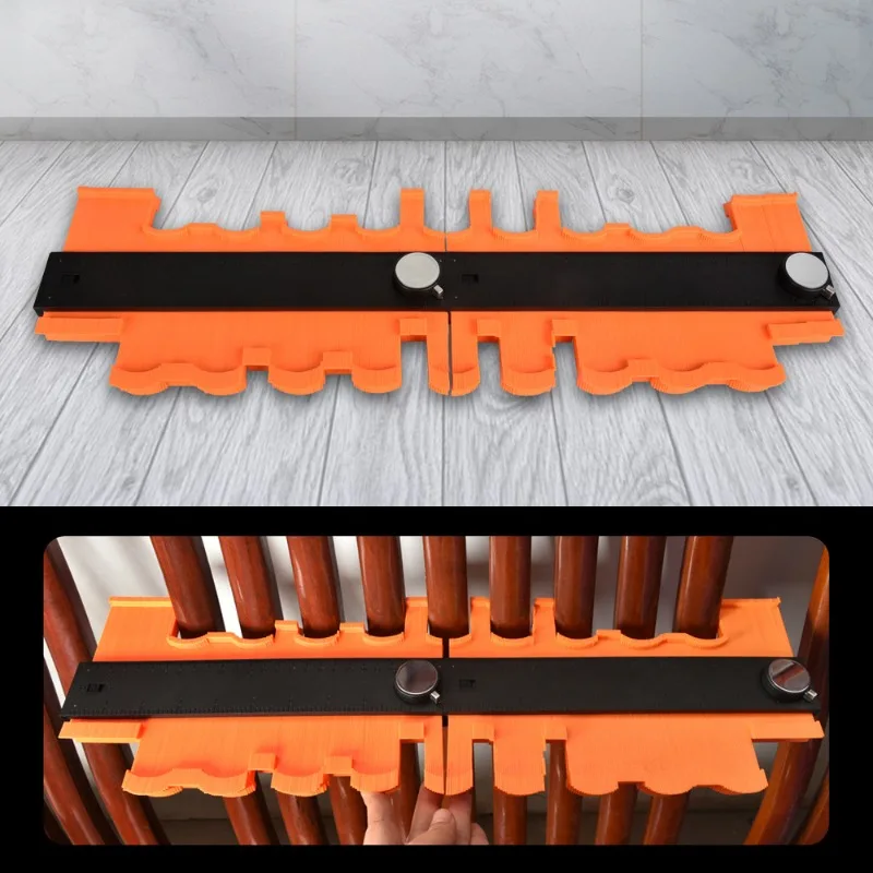 Newly upgraded buckle splicing contour taking ruler arc ruler woodworking profiling amount irregular and variable curve taking