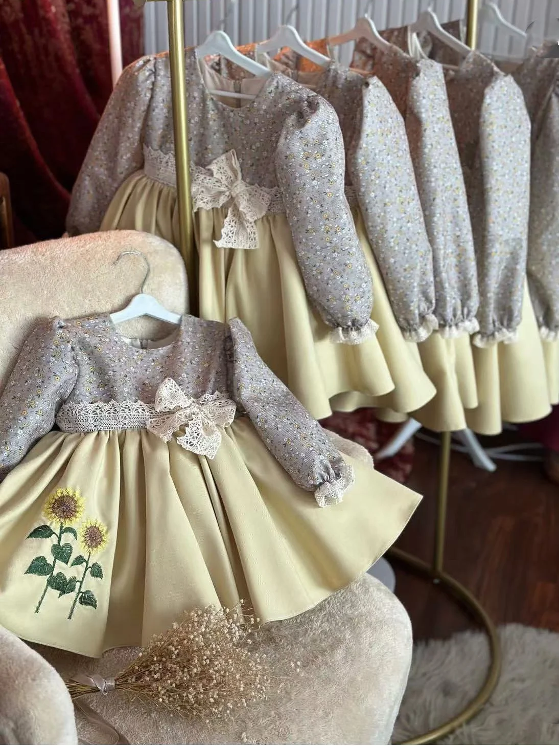 Baby Girl Spring Summer Yellow - огляд і ціна Embroidery Yellow Dress