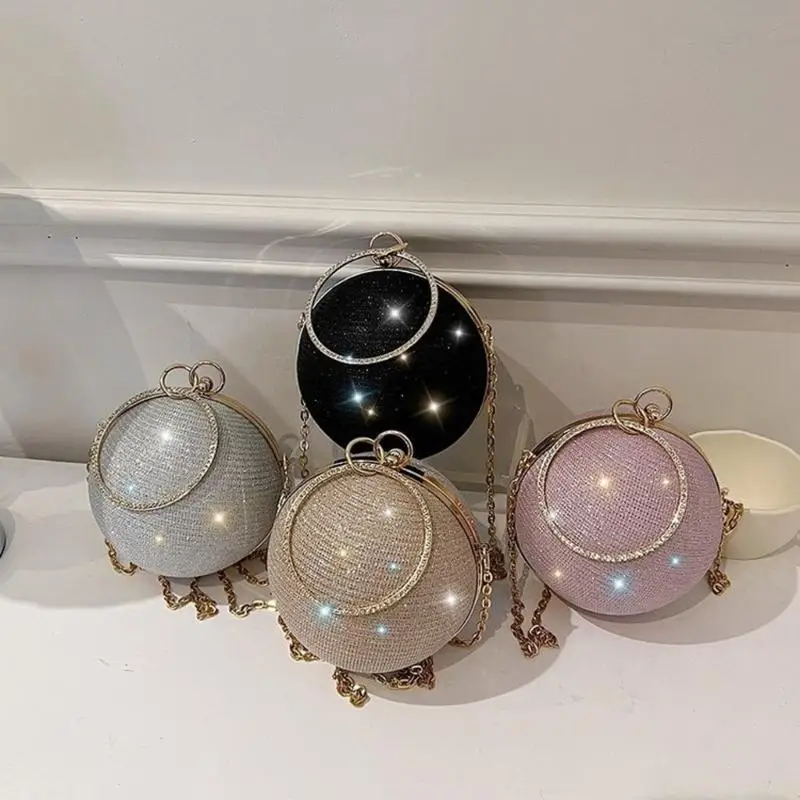 

X90D Shimmering Beaded Bag Elegant Handheld Evening Purse for Special Occasion