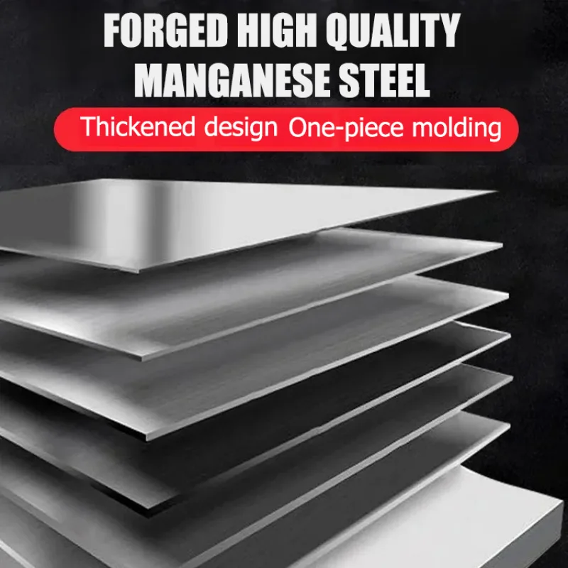 Thickened Manganese Steel Triangular Hoe Agricultural Trenching Used for Plowing Loosening Soil Digging Trenches Pointed Hoes