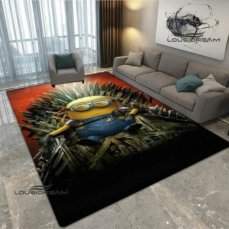 3D Cartoon M-Minions printed carpet Non-slip carpet Yoga mat door mat photography props kitchen mat Home area rug birthday gift